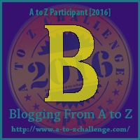 A to Z Challenge:  B is for BLURB