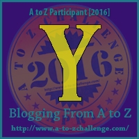 A to Z Challenge:  Y is for YOUNG