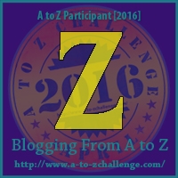 A to Z Challenge:  Z is for ZIGZAG