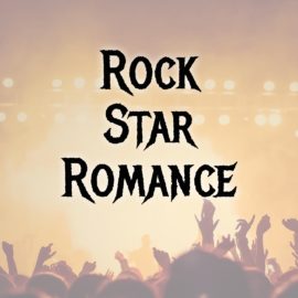 Words Rock Star Romance with concert crowd