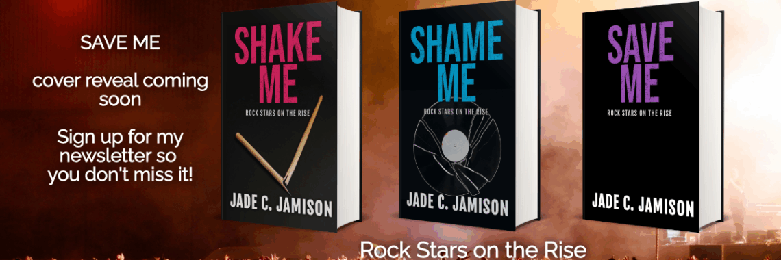 Concert crowd with 3 3D book covers